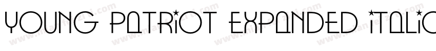 Young Patriot Expanded Italic字体转换